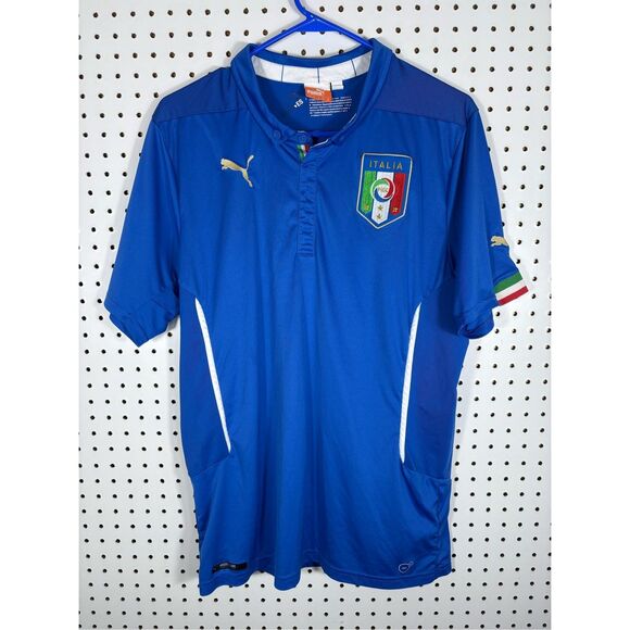 PUMA ITALY NATIONAL TEAM HOME ORIGINAL FOOTBALL SHIRT JERSEY MAGLIA size XL - Picture 1 of 8